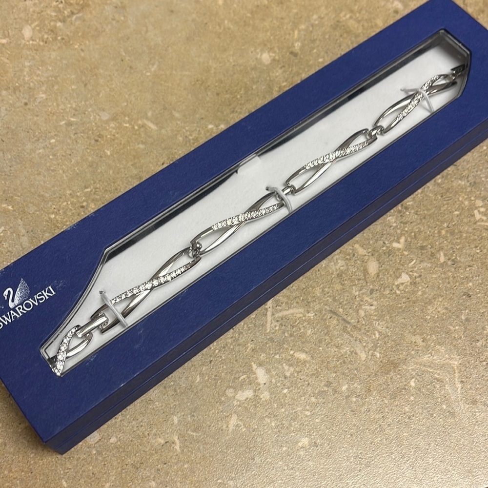 Swarovski Silver Bracelet (new in box)